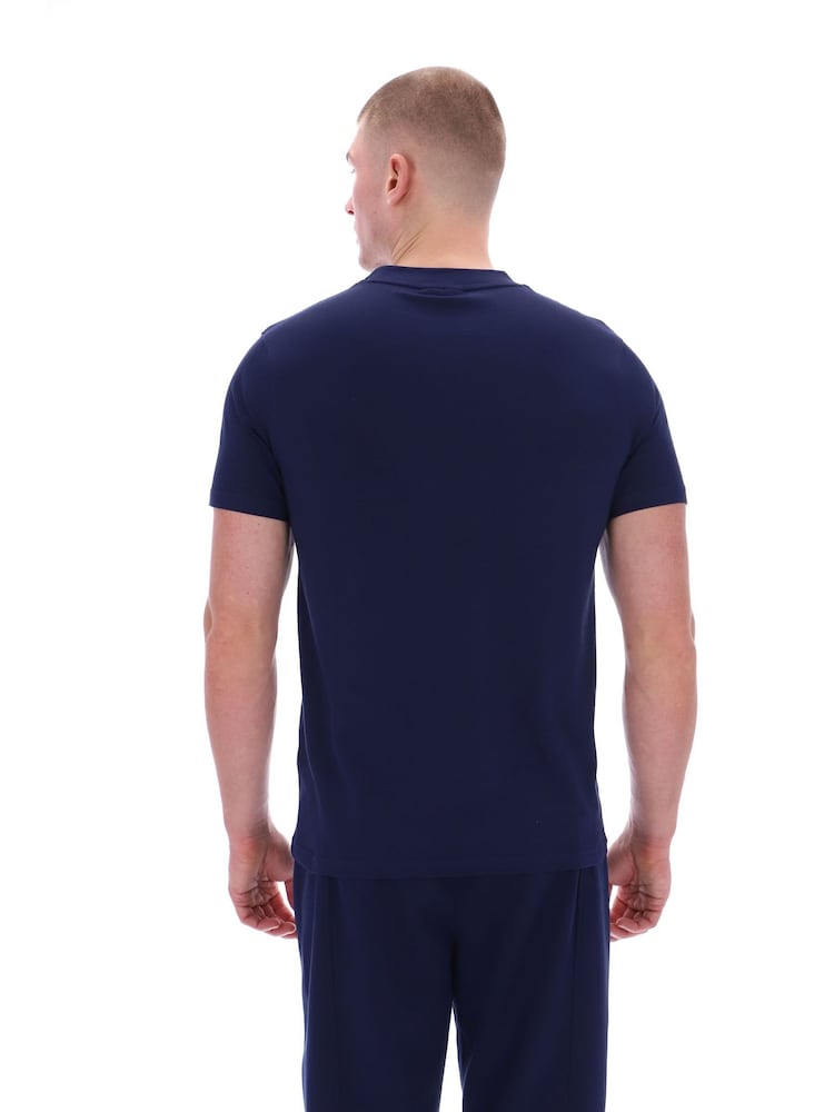 Albastru - Sergio Tacchini Feltont T-Shirt - Imaginea 2 din 4