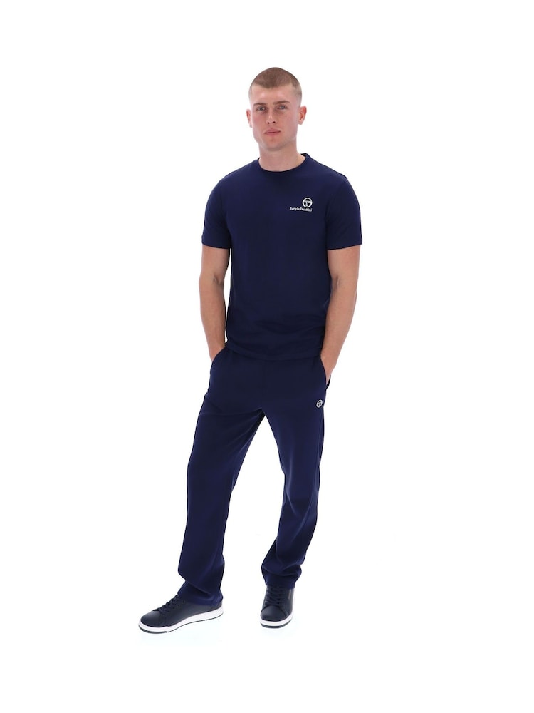 Albastru - Sergio Tacchini Feltont T-Shirt - Imaginea 4 din 4