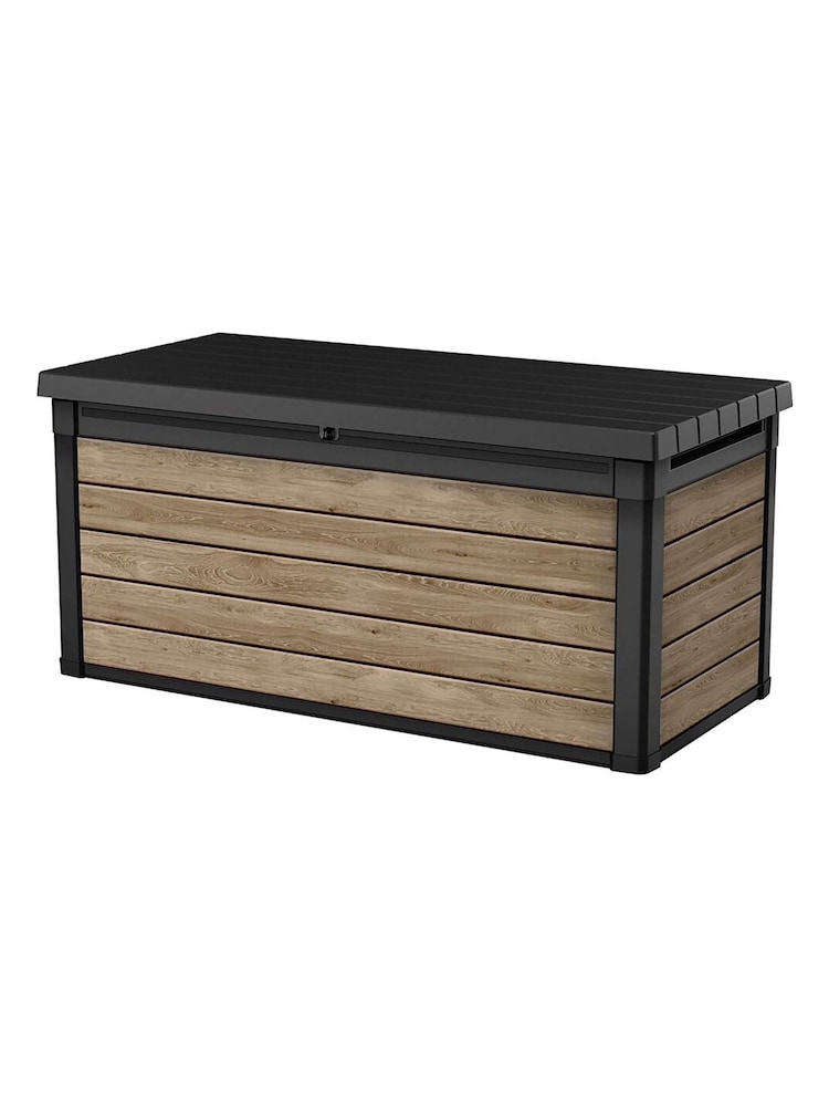 Keter Ashwood Brown Signature 570L Garden Storage Box - Image 2 of 6