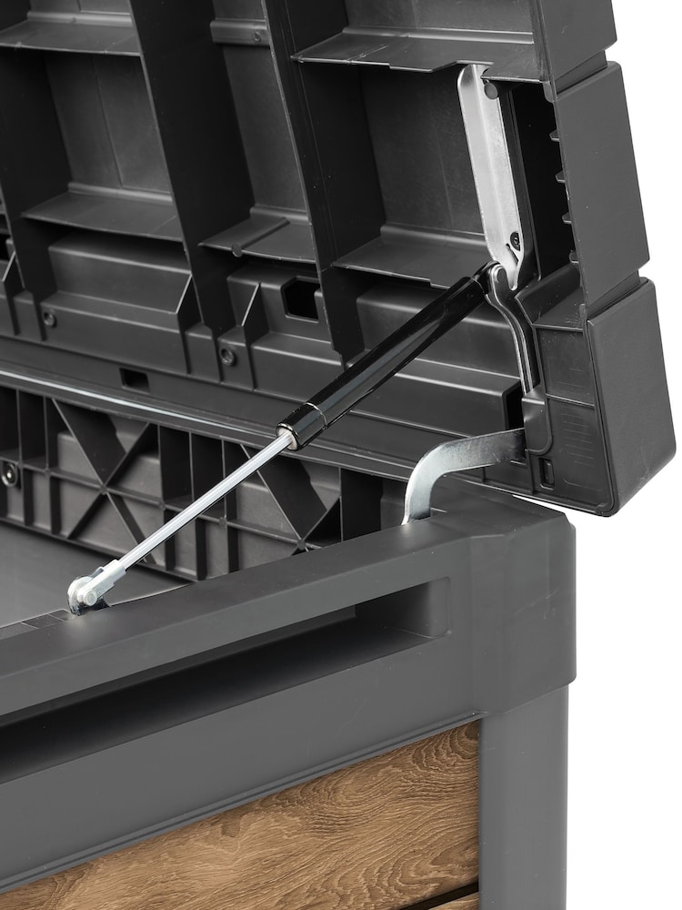 Keter Ashwood Brown Signature 570L Garden Storage Box - Image 6 of 6