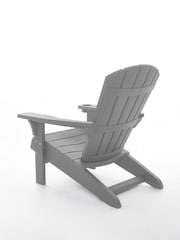 Keter Set of 2 Grey Alpine Adirondack Garden Chairs - Image 6 of 6