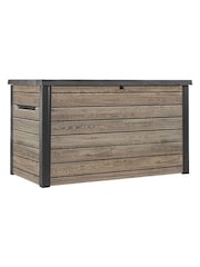 Keter Ashwood Brown Signature 870L Garden Storage Box - Image 2 of 6