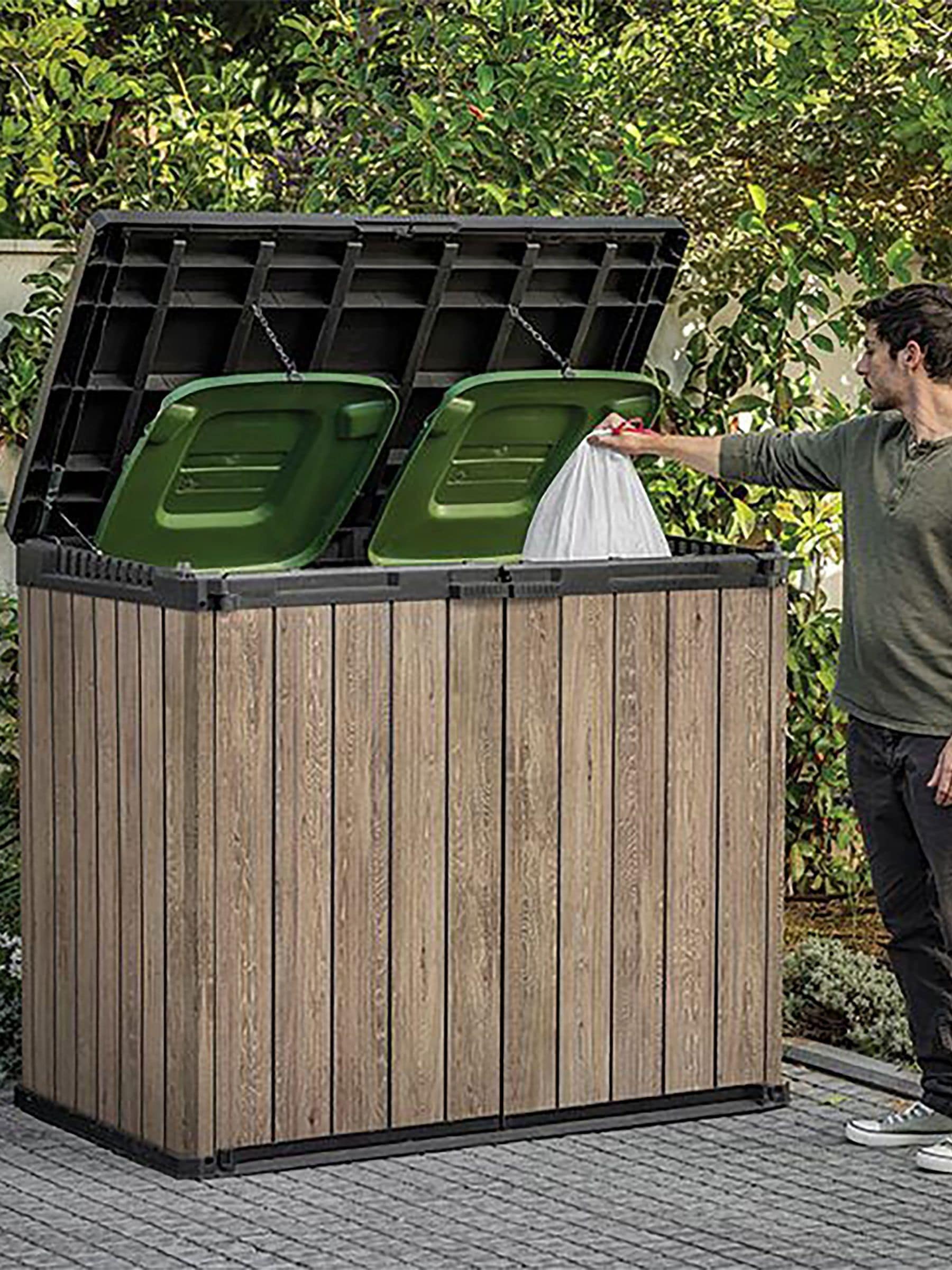 dustbox グラスセット Buy Keter Ashwood Brown Store It Out Darwin 1150L Garden Storage