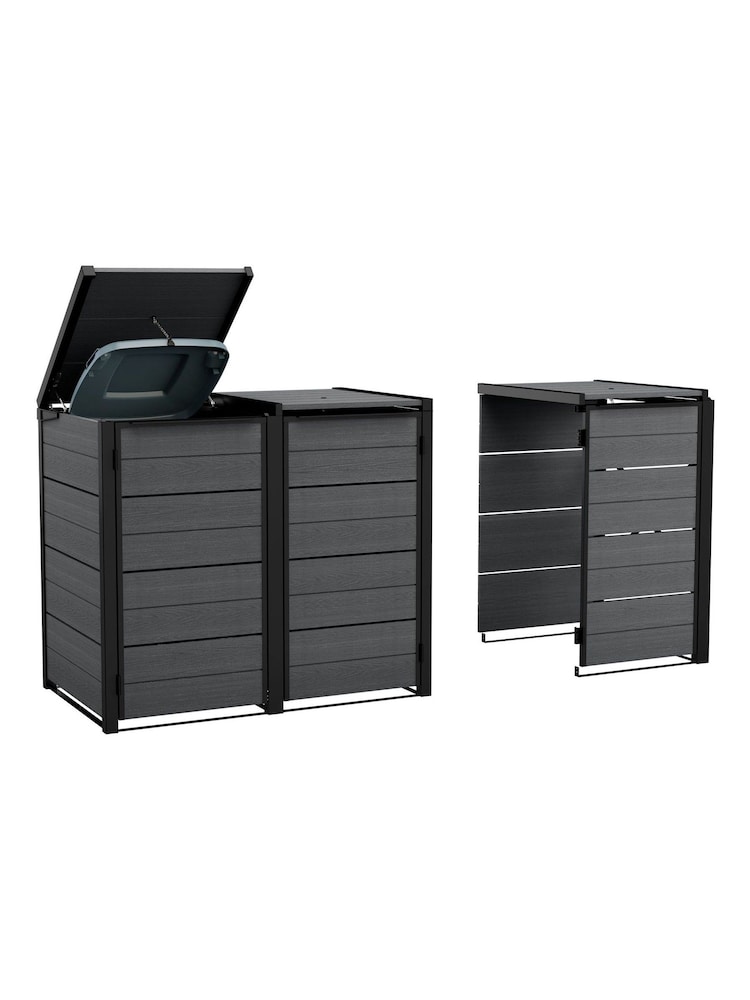 Keter Grey 240L Garden Bin Hideaway Extension - Image 2 of 6