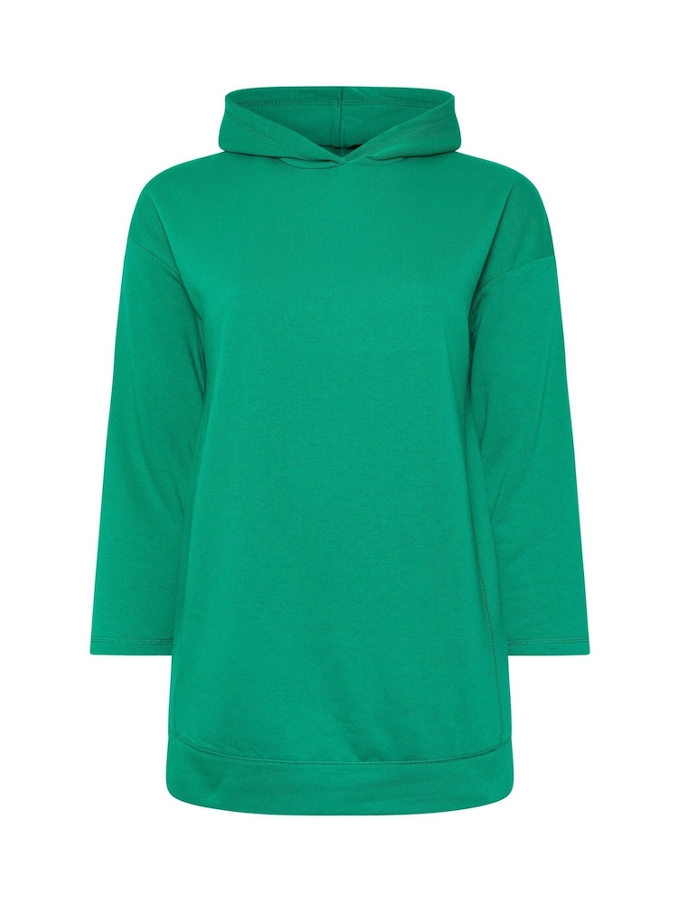 Yours Curve Green Seam Detail Hoodie - Image 5 of 5 Yours Curve Green Seam Detail Hoodie - Image 5 of 5