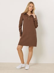 M&Co Brown Shirt Dress - Image 1 of 5