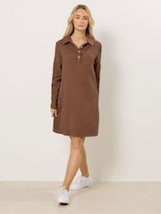 M&Co Brown Shirt Dress - Image 2 of 5