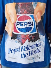Yours Curve Blue Limited Pepsi T-Shirt - Image 4 of 4