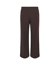 חום - PixieGirl Petite מכנסי סקובה בעיטור קפל תפור - תמונה 5 מתוך 5