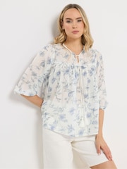 Long Tall Sally White Tassel Blouse - Image 1 of 5