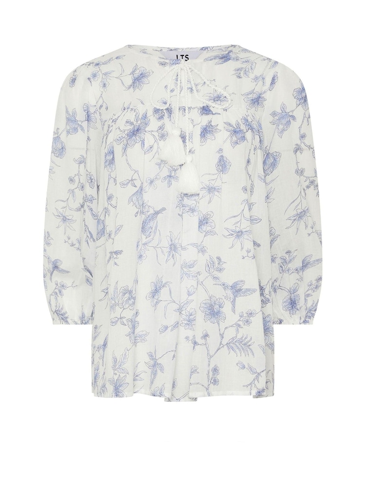 Long Tall Sally White Tassel Blouse - Image 5 of 5