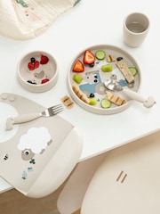 Done by Deer Natural Easy-Grip Deer Friends Spoon And Fork Set - Image 1 of 4