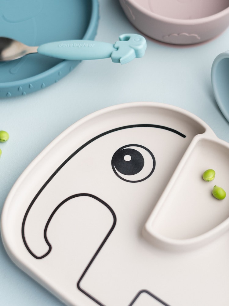 Done by Deer Natural Elphee Silicone Stick & Stay Plate - Image 1 of 5