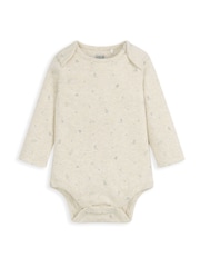 Mamas & Papas Blue Quilted Dungarees & Bodysuit Set - Image 4 of 4