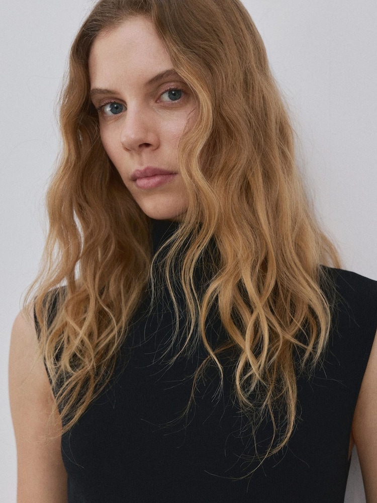 Mango Black Belted Jumpsuit - Image 2 of 6