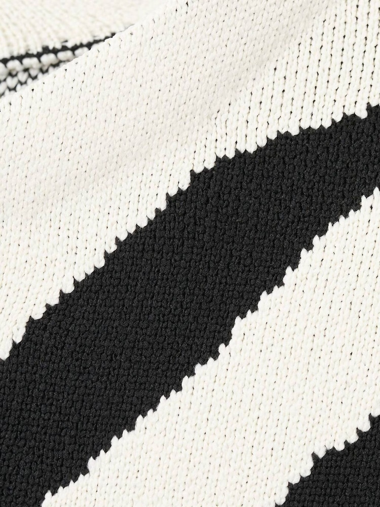 Mango Black Zebra Print Long Sleeve Jumper - Image 6 of 6