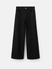 Mango Lia Black Mid Rise Straight Leg Jeans - Image 3 of 4