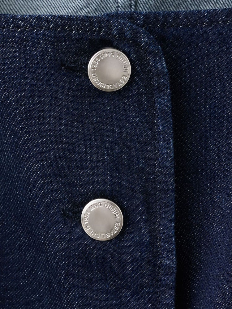 Mango Blue Denim Waistcoat - Image 2 of 2