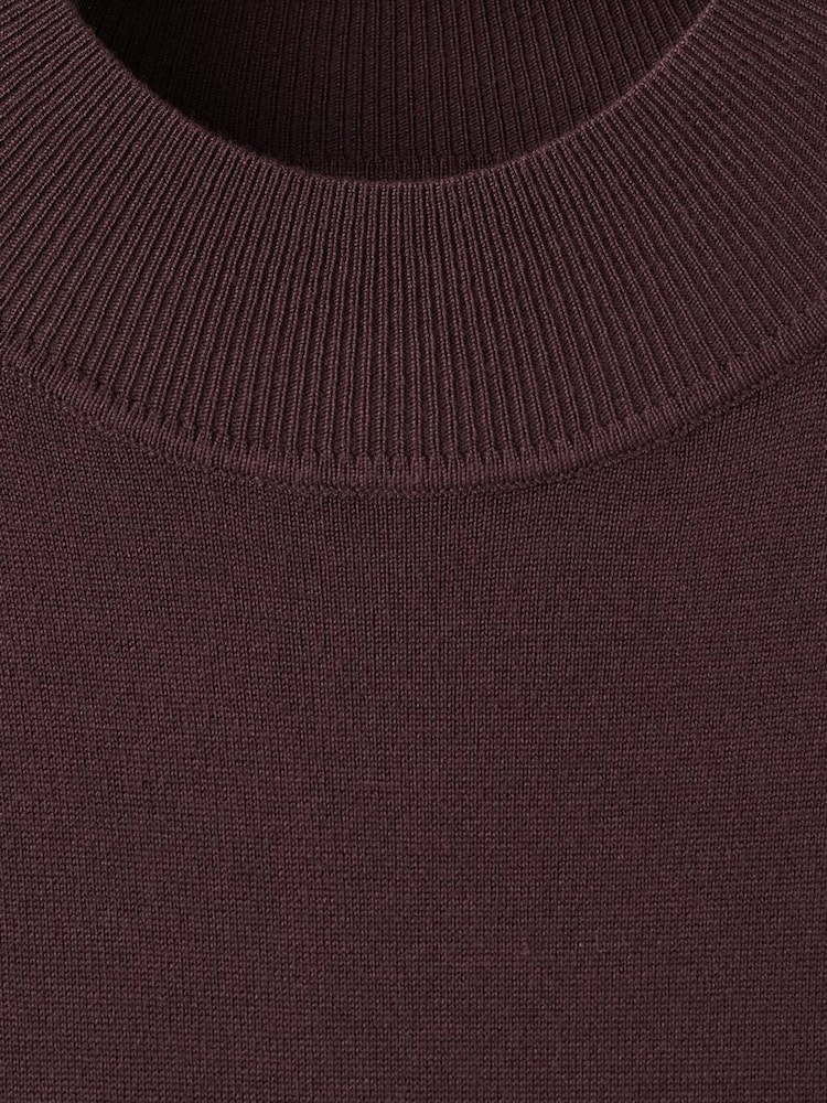 Mango Brown Fine Knit Maxi Dress - Image 6 of 6