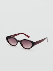 Mango Brown Oval Resin Frame Sunglasses - Image 2 of 3