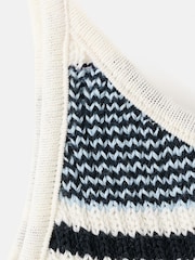 Mango Blue Thin Strap Stripe Vest Top - Image 2 of 2