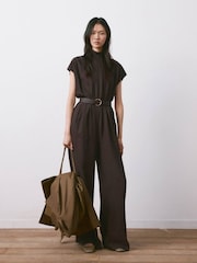 Mango Blue Long Sleeve V-Neck Cardigan - Image 1 of 4