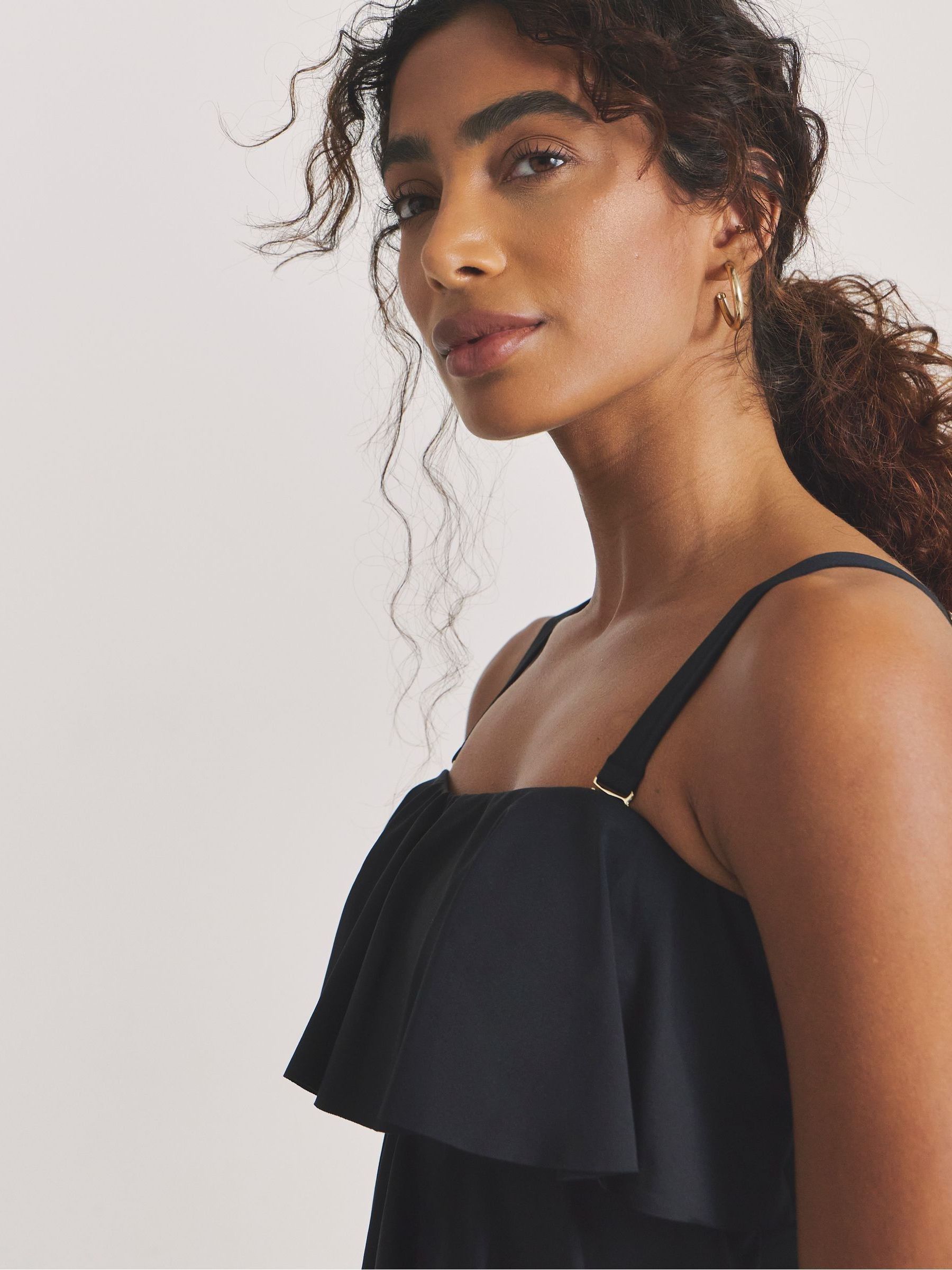 Simply Ruffle Regular Buy Simply Be Black MAGISCULPT Bandeau Ruffle 360 Degree Shaping ...
