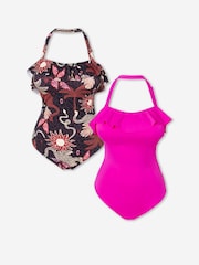 Simply Be 2 Pack Bandeau Ruffle Swimsuits - Bild 5 von 5
