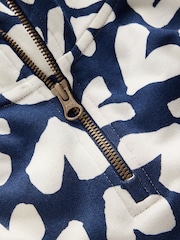 Boden Blue Heart Half-Zip Sweat Dress - Image 3 of 3
