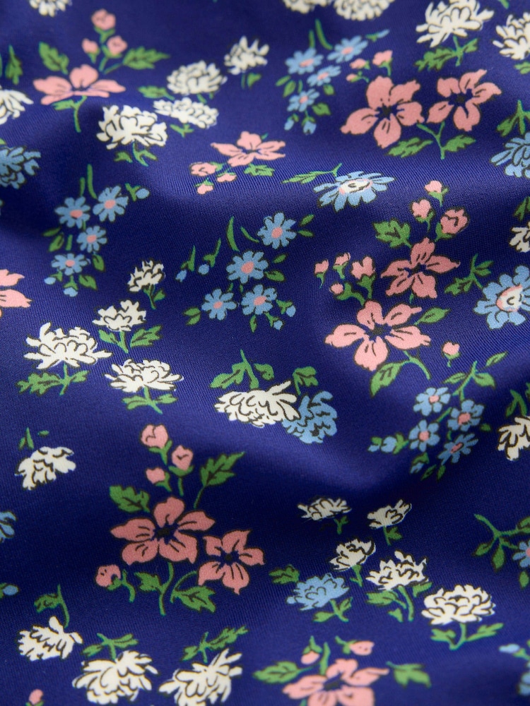 Boden Blue Hallie Frill Strap Swimsuit - Image 3 of 3