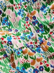 Verde - Boden Blouson Sleeve Jersey Dress - Imaginea 3 din 3