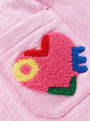 Boden Pink Bobbie Appliqué Joggers - Image 3 of 4