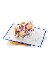 Hallmark Blue Celebrate Enjoy Your Day 3D Forever Friends Card - Image 2 of 5