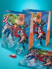 Hallmark Blue 3 Large Marvel Avengers Gift Bag - Image 1 of 5