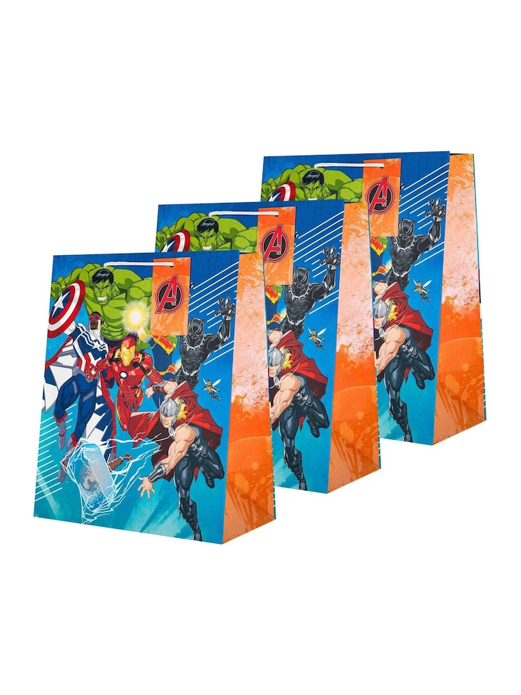 Hallmark Blue 3 Large Marvel Avengers Gift Bag - Image 2 of 5 Hallmark Blue 3 Large Marvel Avengers Gift Bag - Image 2 of 5