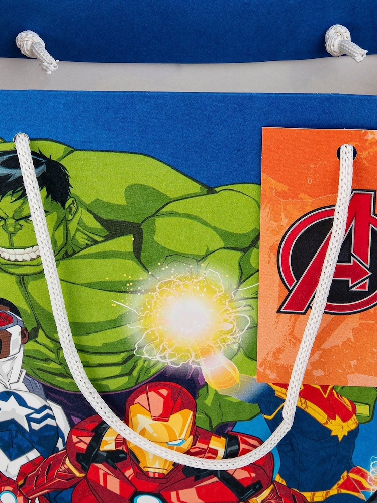 Hallmark Blue 3 Large Marvel Avengers Gift Bag - Image 5 of 5 Hallmark Blue 3 Large Marvel Avengers Gift Bag - Image 5 of 5