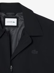 Lacoste Black Cropped Water Repellent Technical Jacket - Image 2 of 5