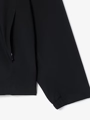 Lacoste Black Cropped Water Repellent Technical Jacket - Image 3 of 5