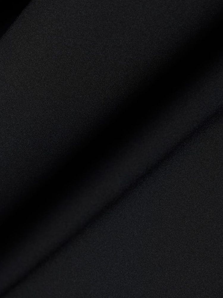 Lacoste Black Cropped Water Repellent Technical Jacket - Image 5 of 5
