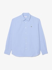Albastru deschis - Cămașă Lacoste în carouri cu croială clasică - Imaginea 1 din 4