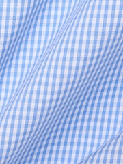 Albastru deschis - Cămașă Lacoste în carouri cu croială clasică - Imaginea 4 din 4