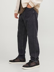 JACK & JONES Black Relaxed Fit Chris Jeans - Image 2 of 7