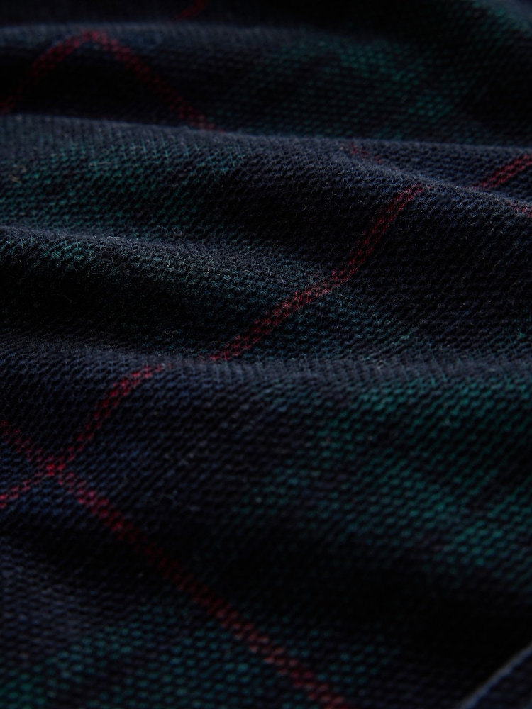 Dark Green Cord Tartan Check Long Sleeve Shirt - Image 7 of 7