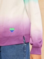 Love & Roses Multicolour Ombre Crew Neck Sweatshirt - Image 2 of 4
