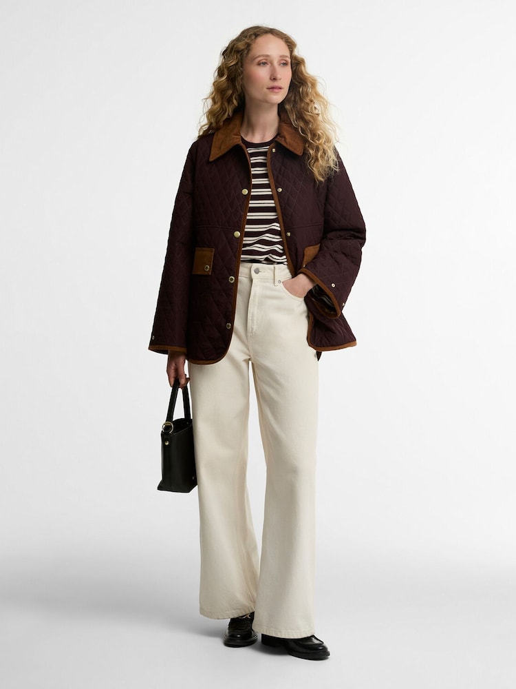 Barbour® Burgundy Red Whickham Quilted Jacket - Image 1 of 5 Barbour® Burgundy Red Whickham Quilted Jacket - Image 1 of 5