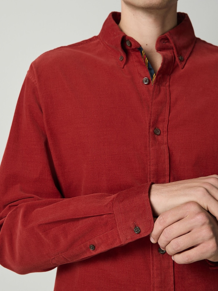 Red Cord Long Sleeve Shirt - Image 5 of 5 Red Cord Long Sleeve Shirt - Image 5 of 5