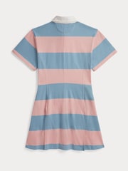 Polo Ralph Lauren Pink Block Stripe Rugby Dress - Image 2 of 2