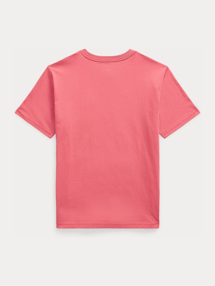 Polo Ralph Lauren Red Pocket Jersey Logo T-Shirt - Image 2 of 2