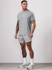 Gym King Grey Core Piped Shorts - Image 1 of 4