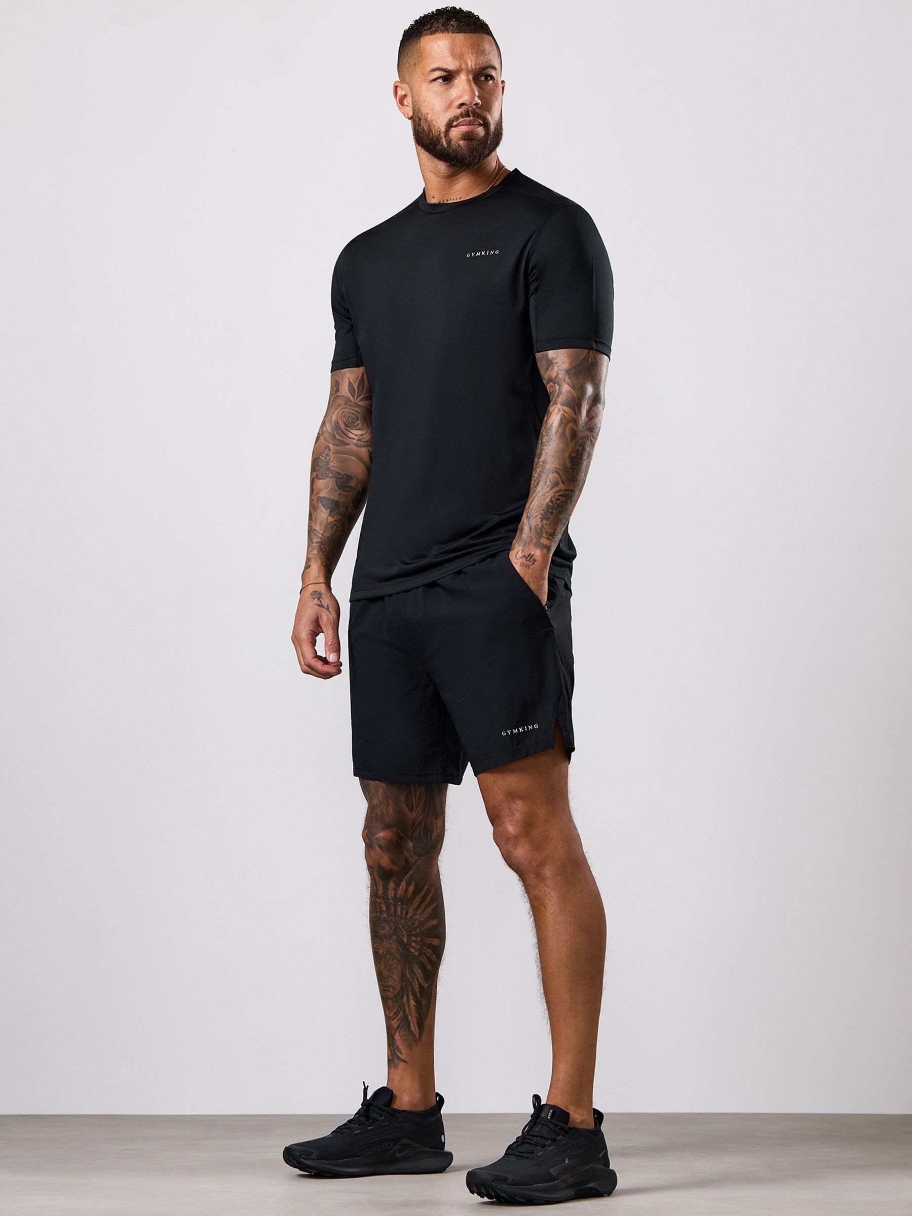 Gym King Men's Black Energise T-Shirt